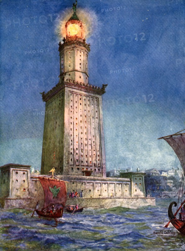 The Pharos of Alexandria, Egypt, 1933-1934. Artist: Unknown