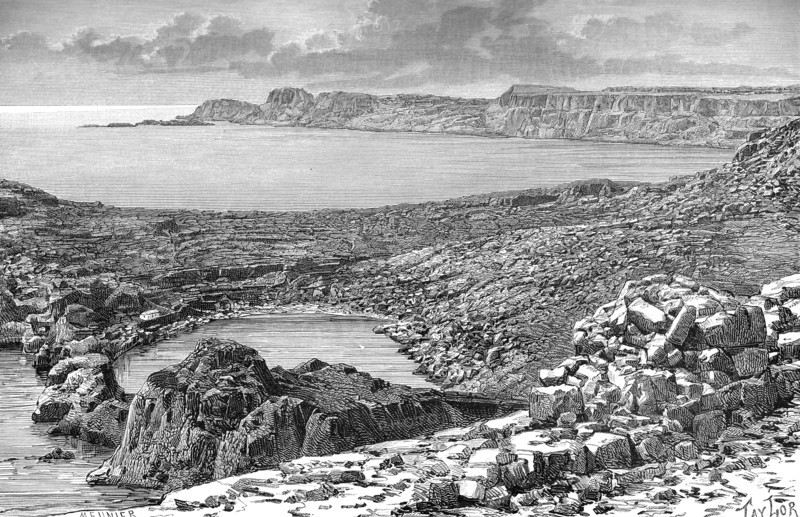 Lindos Bay, Rhodes, Greece, c1890. Artist: Unknown