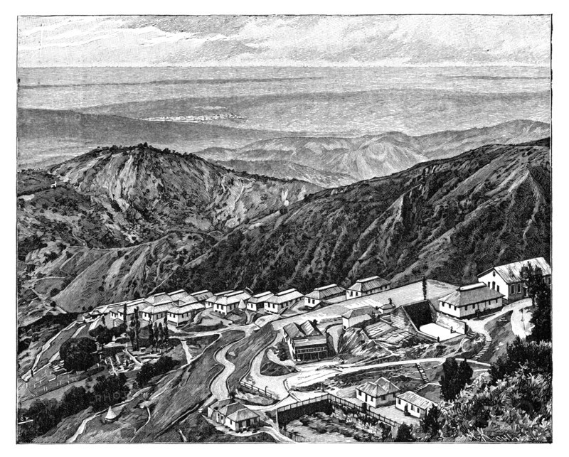 Newcastle Sanatorium, Jamaica, c1890.Artist: A Kohl
