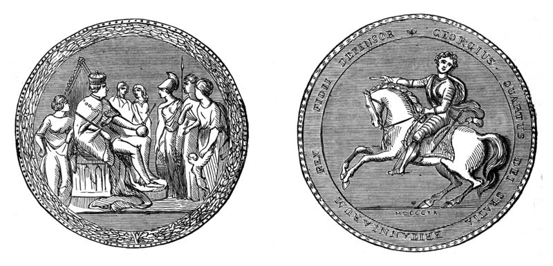 The Great Seal of King George IV, c1895. Artist: Unknown