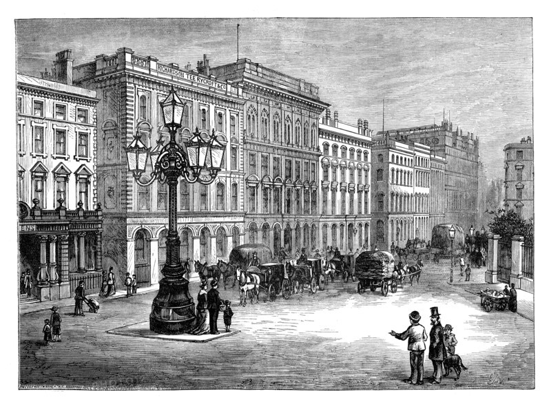 Portland Street, Manchester, late 19th century. Artist: Unknown