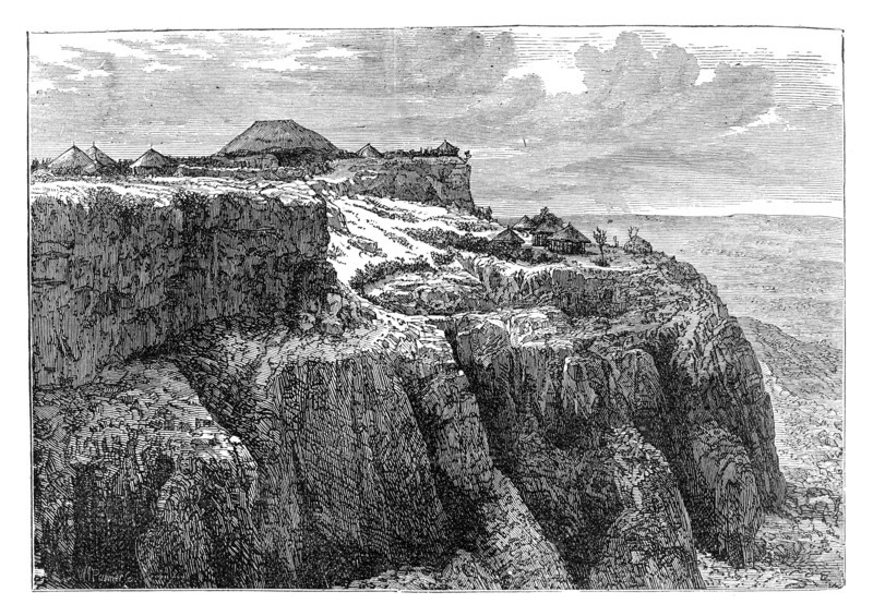 'King Theodore's House at Magdala', Ethiopia, c1868 (late 19th century). Artist: Unknown