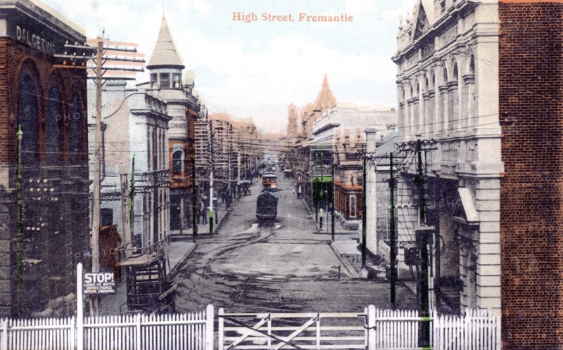 High Street, Fremantle, Australia, c1900s. Artist: Unknown