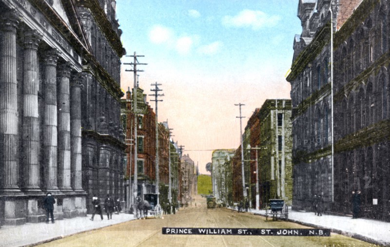 Prince William Street, Saint John, New Brunswick, Canada, c1900s. Artist: Unknown
