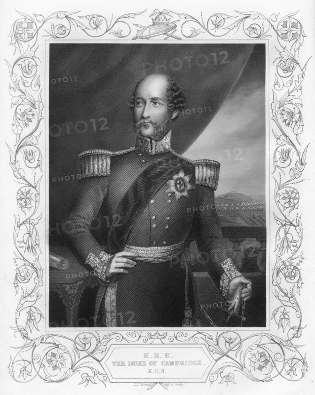 Prince George (1819-1904), the Duke of Cambridge, 1857.Artist: DJ Pound