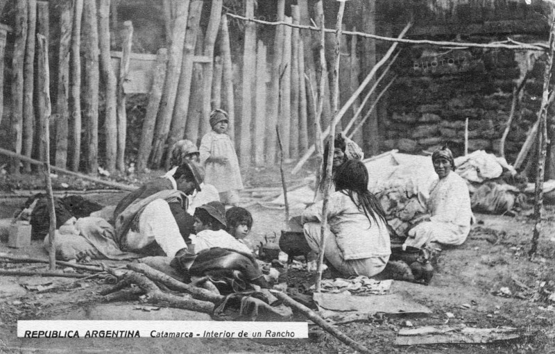 A family at work, Catamarca, Argentina, early 20th century. Artist: Unknown