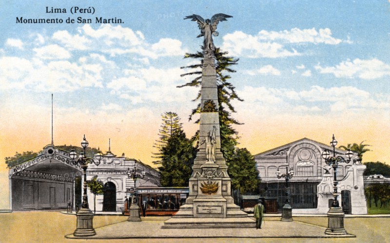 Monument to General San Martin, Lima, Peru, early 20th century. Artist: Unknown
