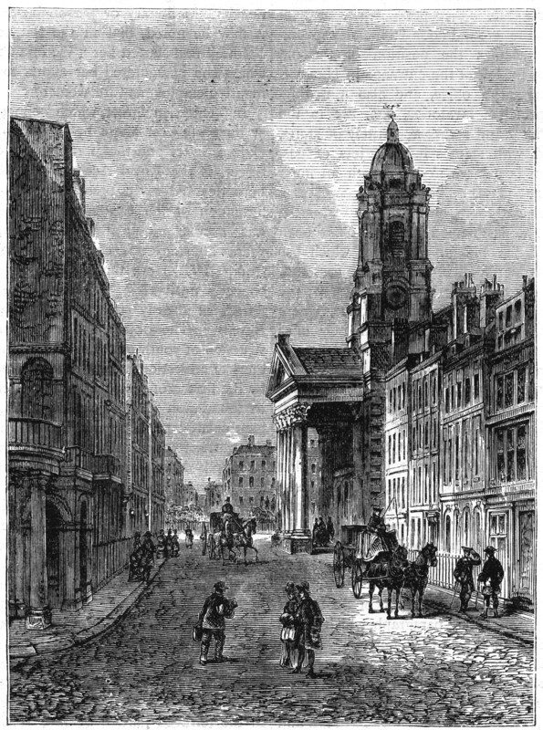 George Street, Hanover Square, London, 1800 (1891). Artist: Unknown