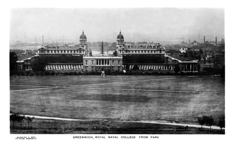 The Royal Naval College at Greenwich, London, early 20th century.Artist: Manning & Son