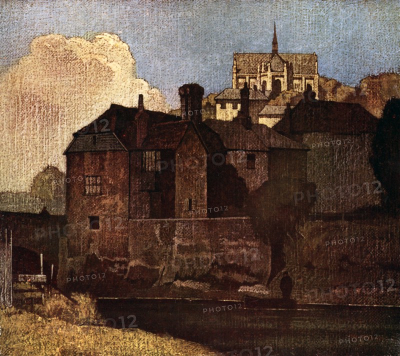 Arundel, West Sussex, 1926.Artist: Bertram Nicholls