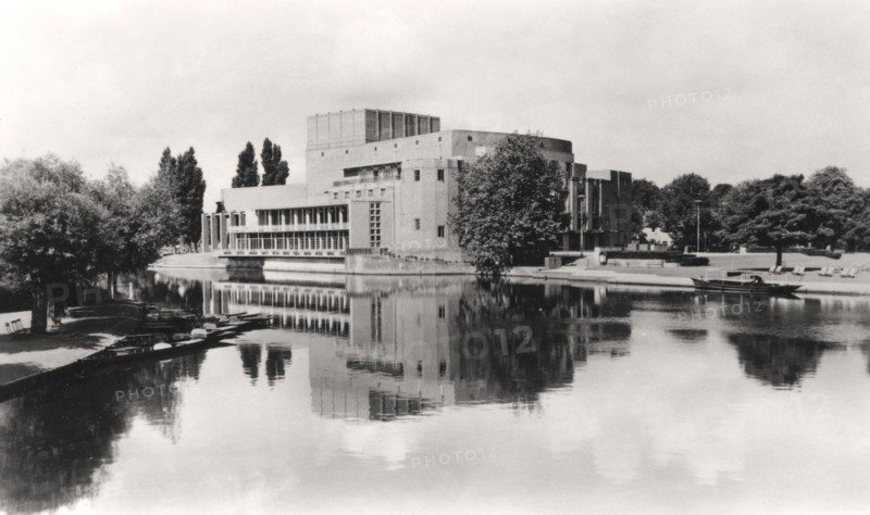 The Royal Shakespeare Theatre, Stratford-upon-Avon, Warwickshire, early 20th century.Artist: WH Smith & Son
