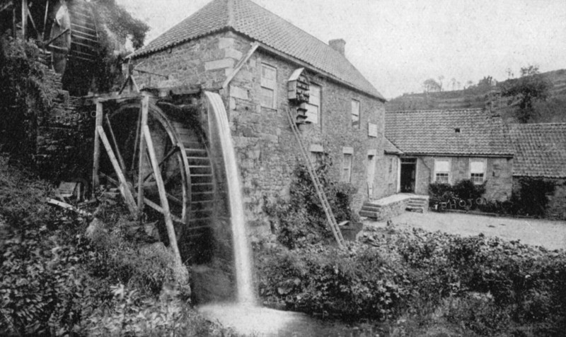 Old mill, Vallee des Vaux, Jersey, 1924-1926. Artist: Unknown