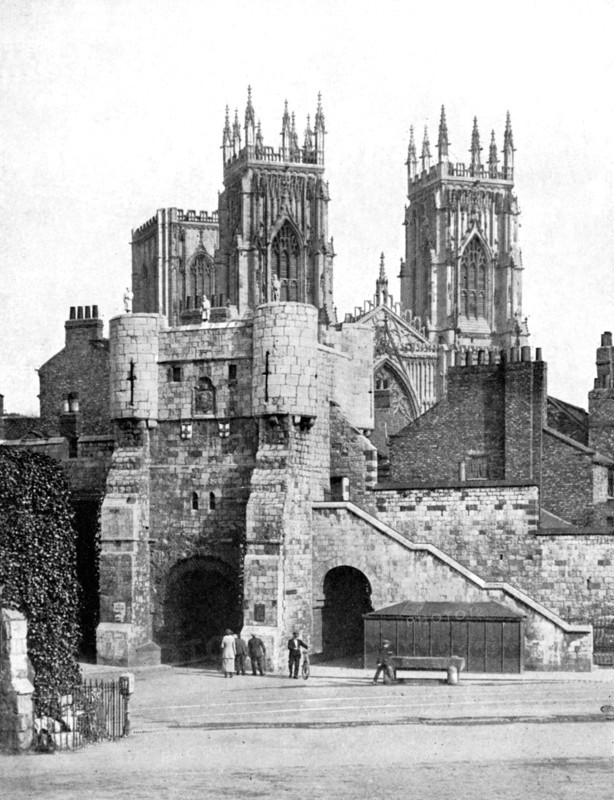 Bootham Bar, York, North Yorkshire, 1924-1926.Artist: Donald McLeish