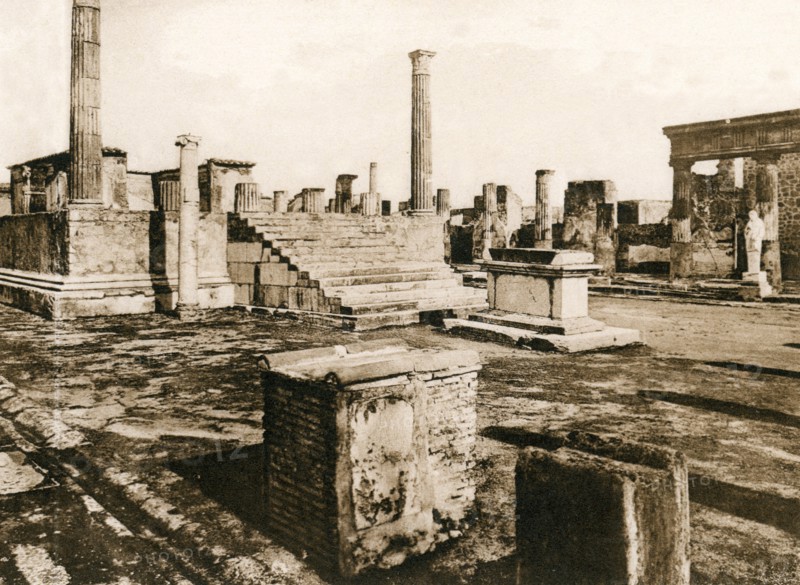 Tempio di Giove, Pompeii, Italy, c1900s. Creator: Unknown.