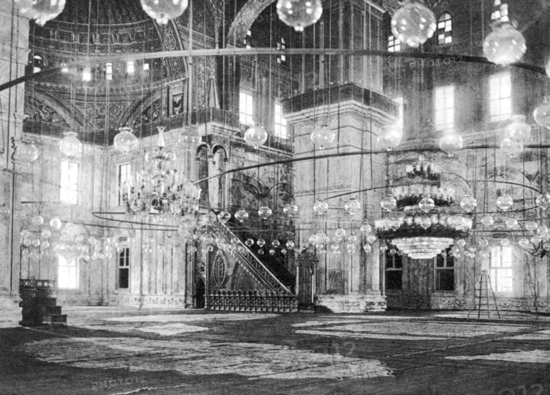 Inside the Mosque of Muhammad Ali at the Saladin Citadel, Cairo, Egypt, c1920s. Artist: Unknown