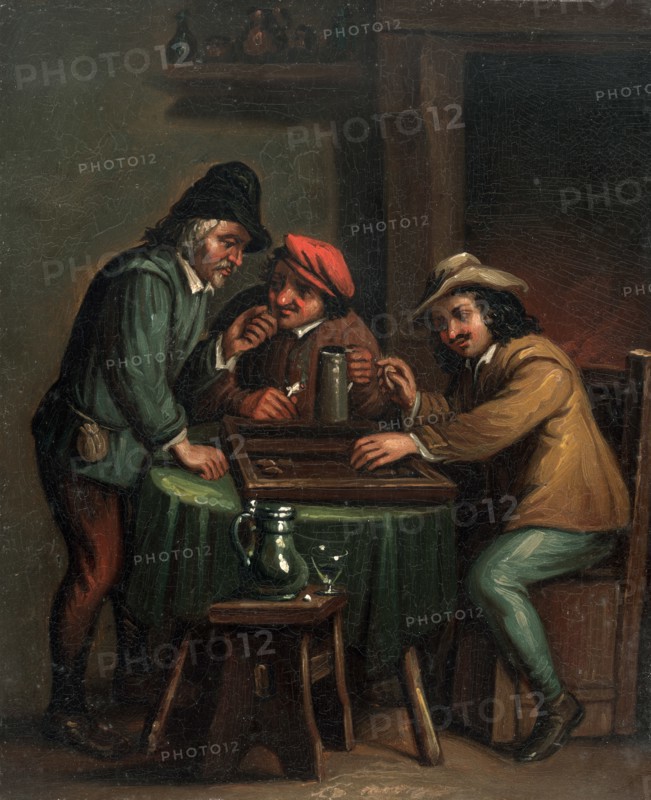 'Backgammon Players'. Artist: Unknown