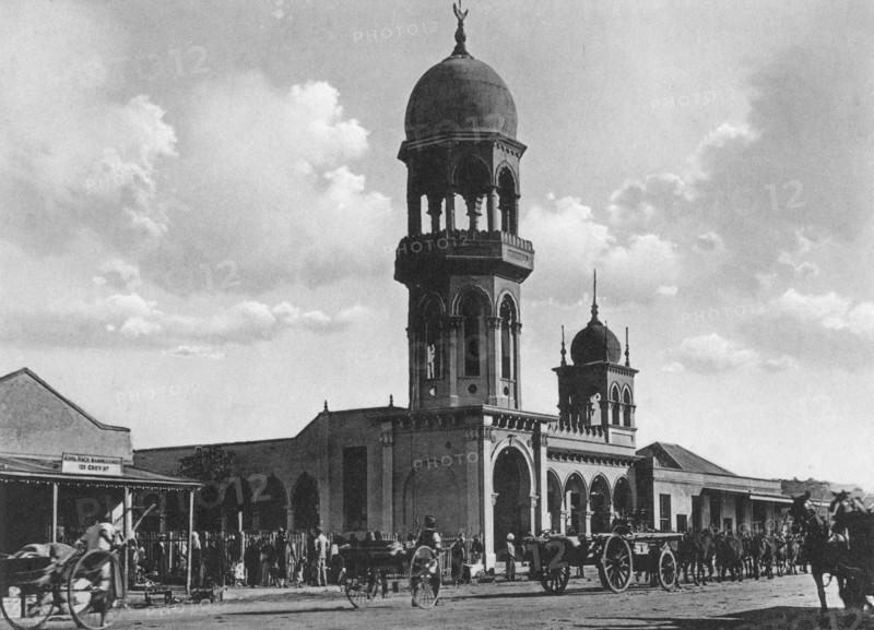 The Indian Mosque, Durban, South Africa. Artist: Unknown