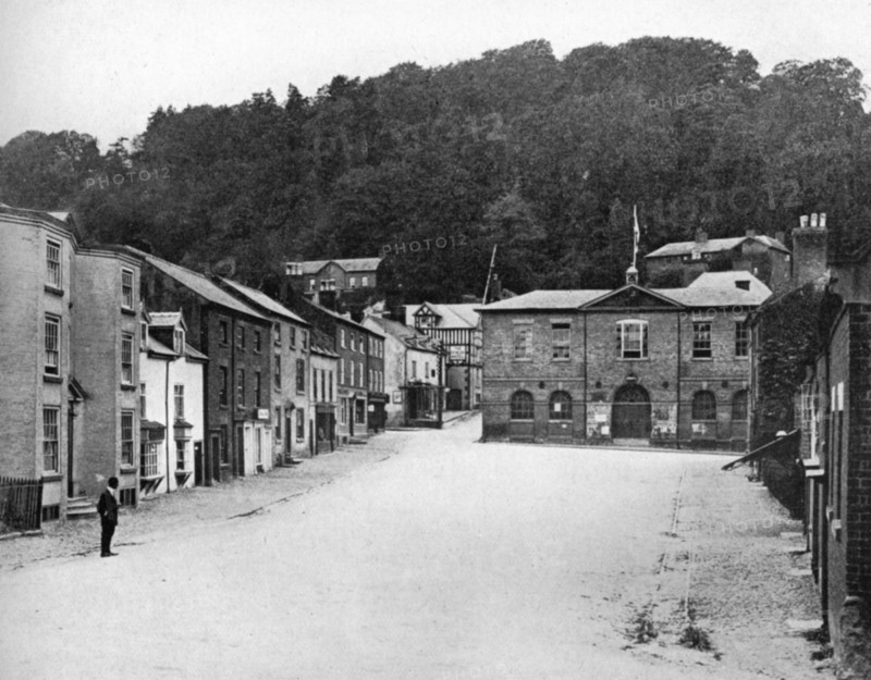 A street in Montgomery, Wales, 1924-1926. Artist: E Bastard