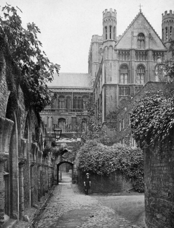 The Steps, Peterborough Cathedral, Cambridgeshire, 1924-1926. Artist: Francis Frith & Co