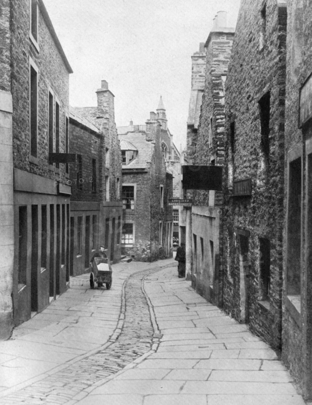A street in Stromness, Orkney, Scotland, 1924-1926. Artist: Thomas Kent