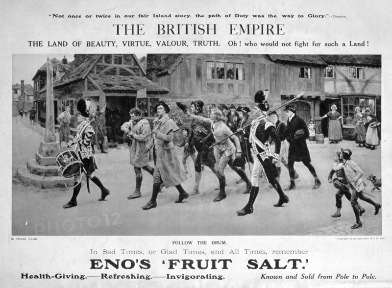 Eno's Fruit Salt advertisement, 1914.Artist: Frank Dadd