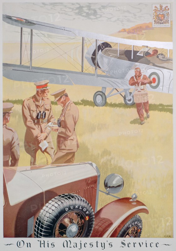 Advert for Dunlop tyres, 1934. Artist: Unknown