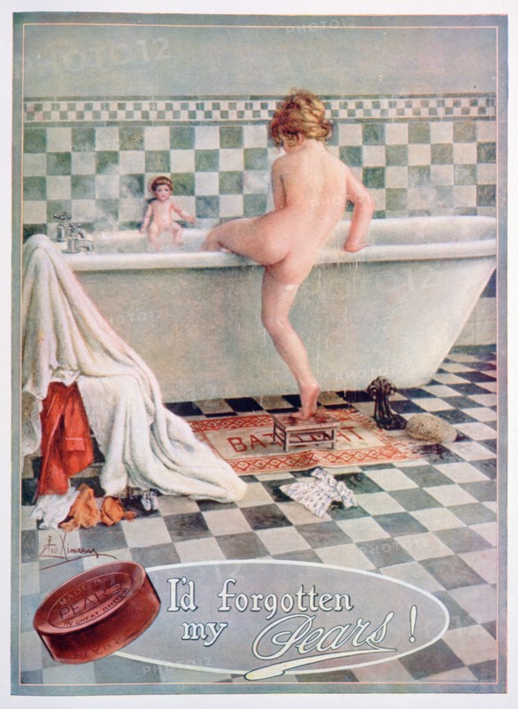 Pears soap advert, 1922. Artist: Unknown
