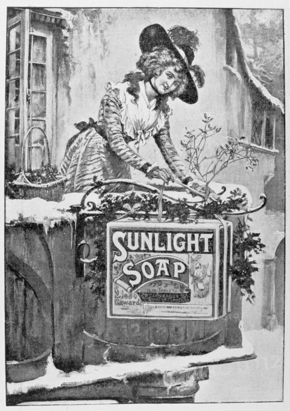 Advert for Sunlight soap, 1903. Artist: Unknown