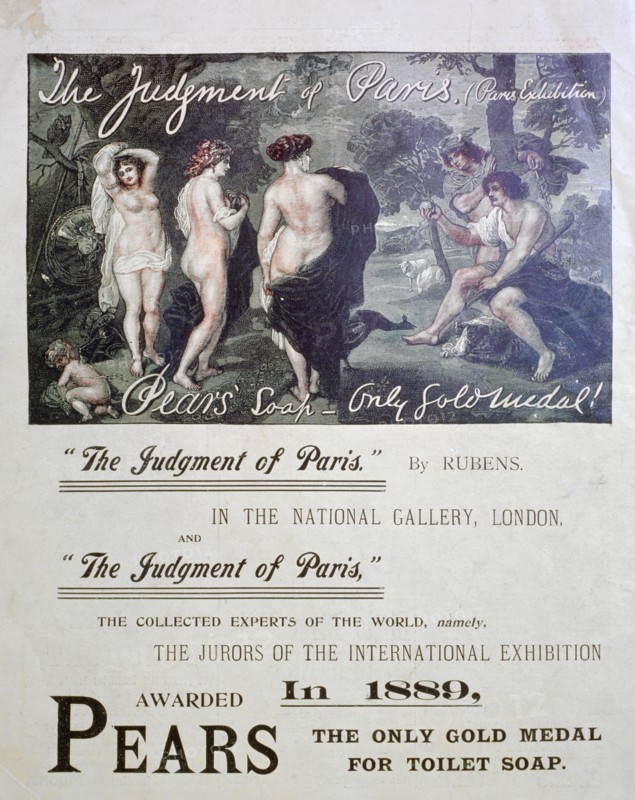 Pears soap advert, 1897. Artist: Unknown