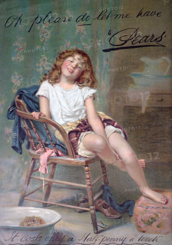 Pears soap advert, 1910. Artist: Unknown