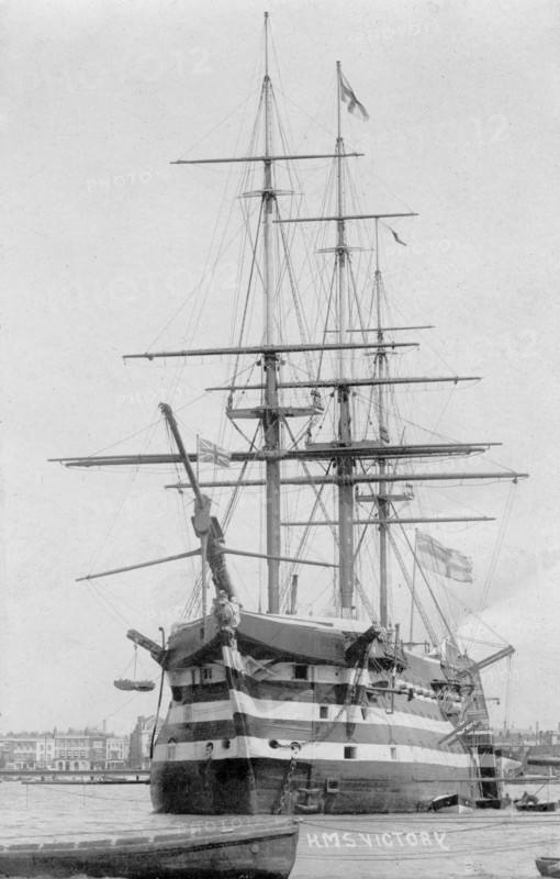 HMS 'Victory', Portsmouth, Hampshire, 20th century. Artist: Unknown