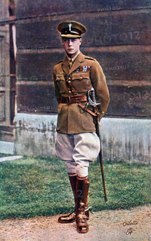 Edward, Prince of Wales, in army uniform, early 20th century.  Creator: Raphael Tuck & Sons.