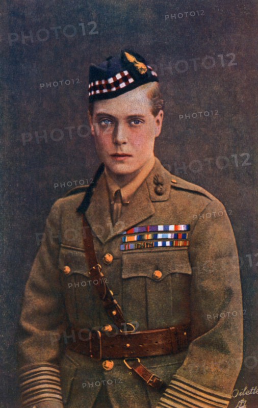 Edward, Prince of Wales, in army uniform, early 20th century.  Creator: Raphael Tuck & Sons.