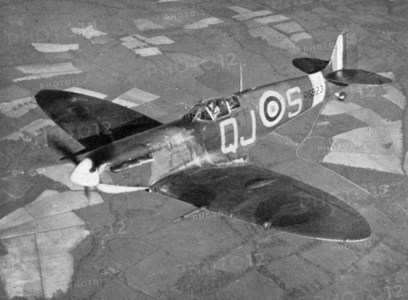 Supermarine Spitfire Mk Vb, 1941. Artist: Chas Brown