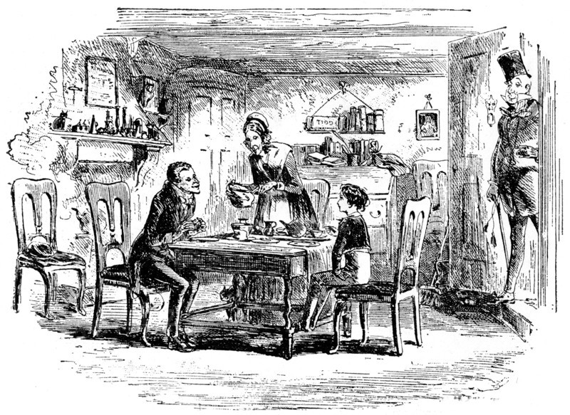 David Copperfield and Uriah Heep, 1912. Artist: Hablot Knight Browne