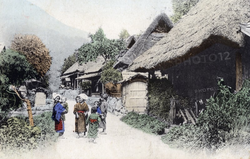 Peasant housing, Japan, 20th century. Artist: Unknown