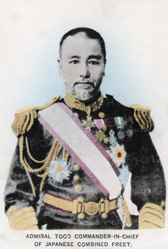Admiral Togo, Commander-in-chief of Japanese Combined Fleet, c1903-1905. Artist: Unknown