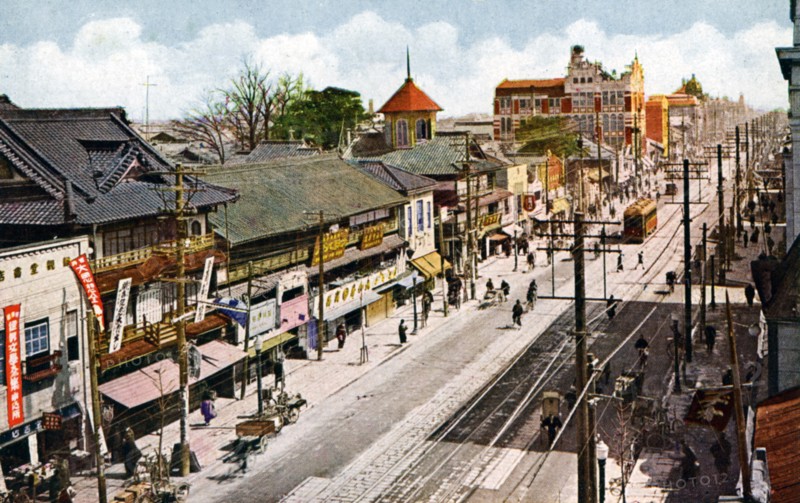 Sakaemachi Street, Nagoya, Japan, 20th century(?). Artist: Unknown