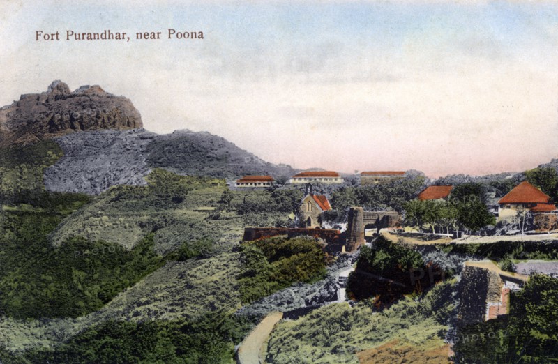 Fort Purandhar, near Pune (Poona), India, early 20th century. Artist: Unknown