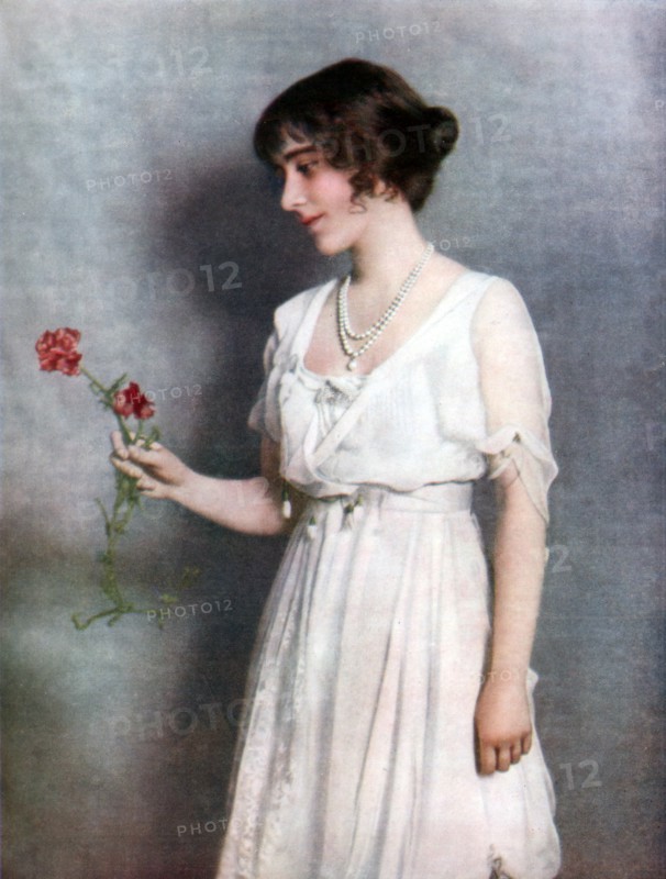 The Red Carnation', Lady Elizabeth Bowes-Lyon, 1923.  Creator: Unknown.
