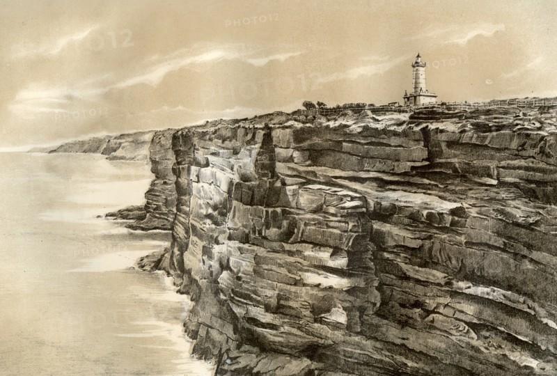 South Head, Port Jackson, 1879. Artist: McFarlane and Erskine