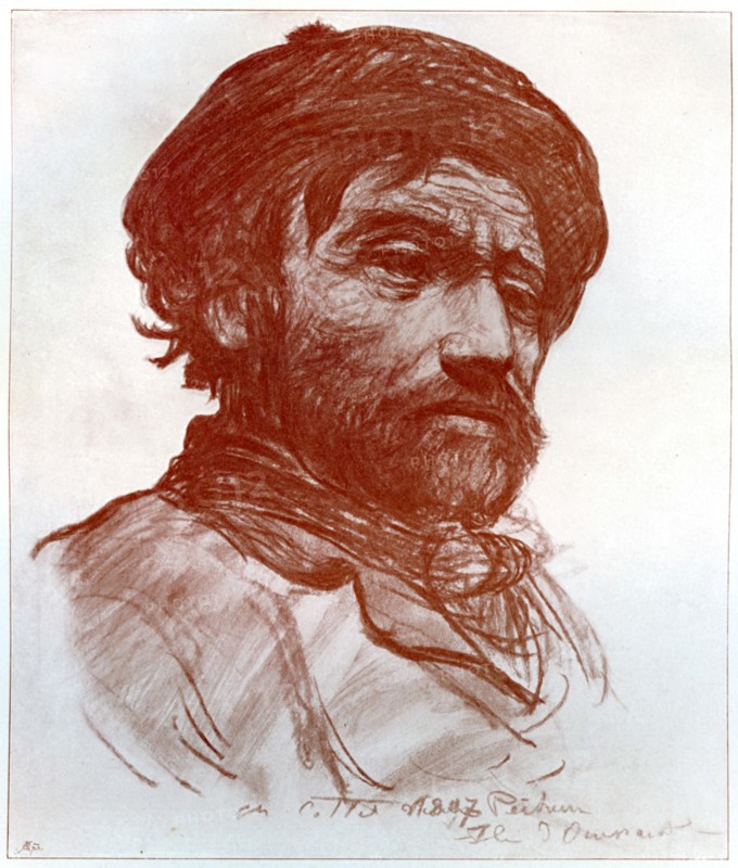 Portrait of a man, 1899.Artist: Charles Cottet