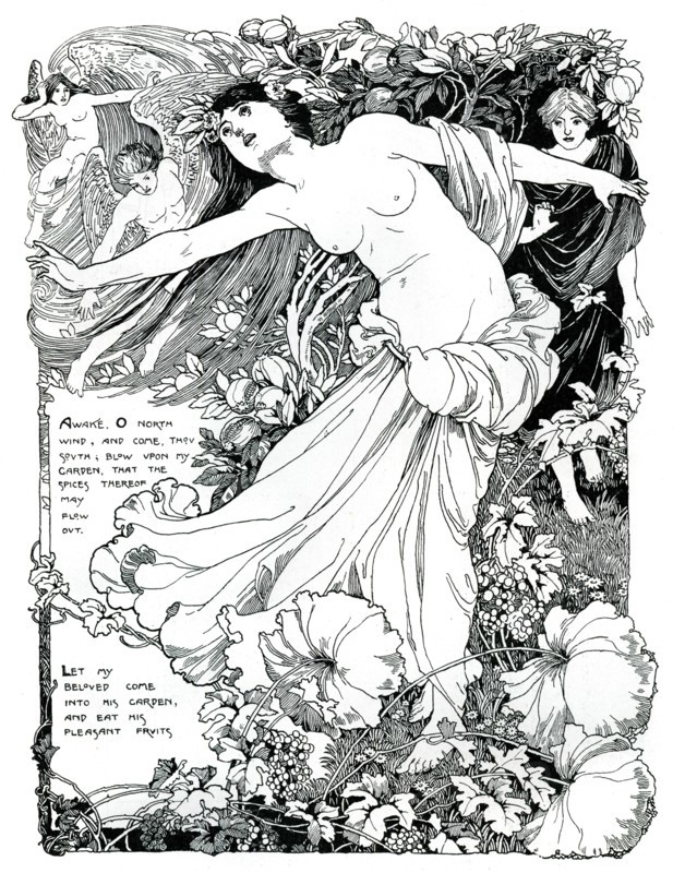 An illustration for The Song of Solomon, 1899. Artist: Unknown