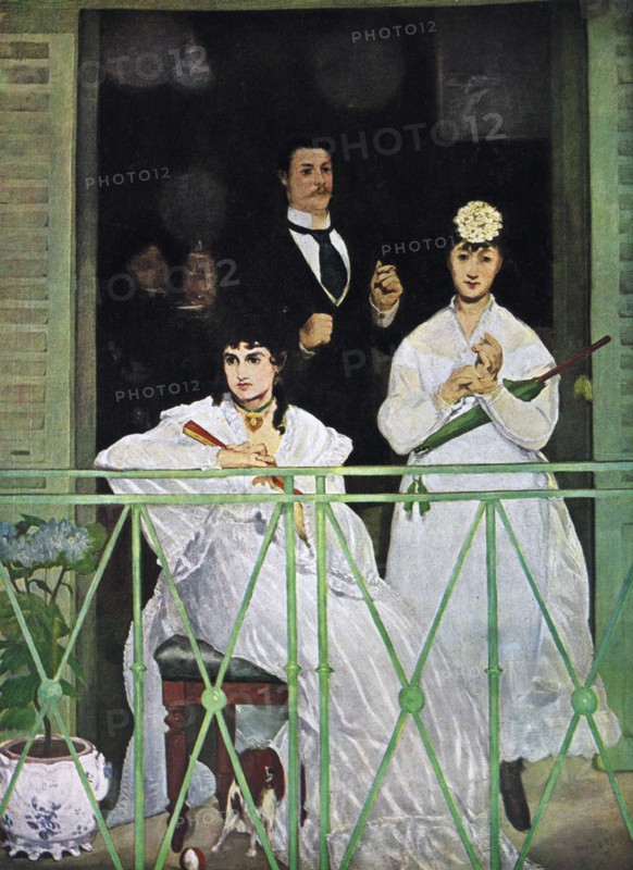 'The Balcony', 1868-1869.Artist: Edouard Manet