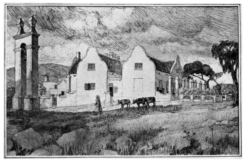 Meerlust wine farm, South Africa, 1931. Artist: Unknown