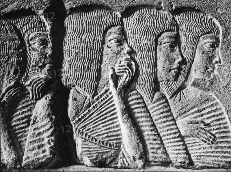 Mourners at the funeral of a Memphite high priest, c1350 BC (1936). Artist: Unknown
