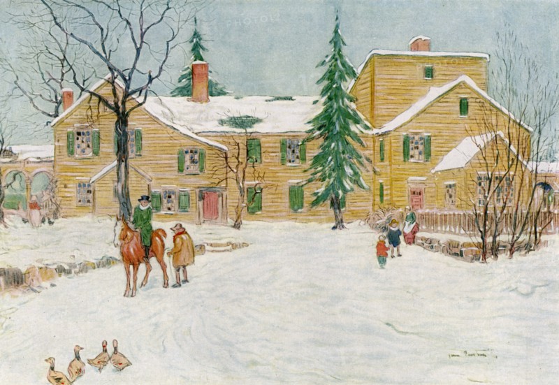 Wentworth Mansion, New Hampshire, USA, c18th century (1921).Artist: James Preston