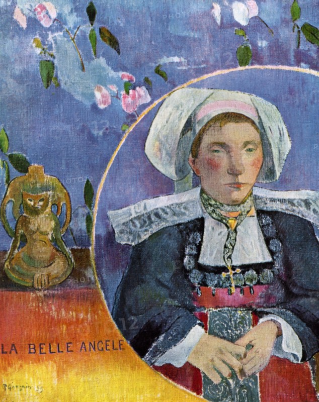 'La Belle Angele', 1889 (1939).Artist: Paul Gauguin