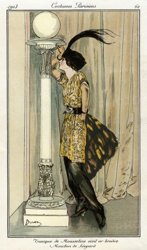 French fashions of the 20th century, 1913 (1938). Artist: Unknown