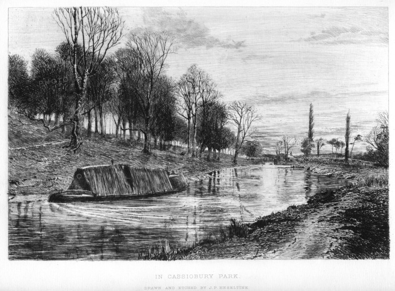 'In Cassiobury Park', c19th century.Artist: John Postle Heseltine